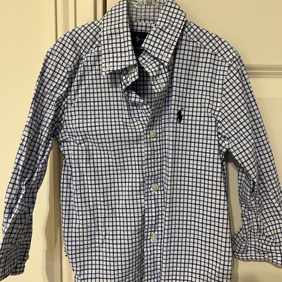 Ralph Lauren Other - Blue and White Checkered Button-Up Shirt